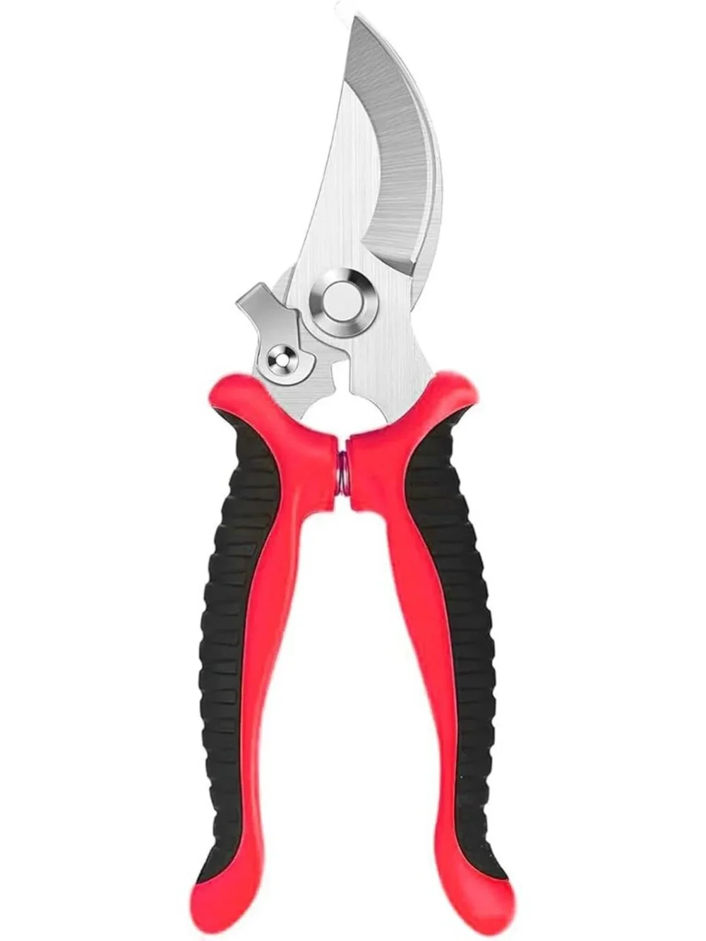 Garden Pruning Shears 7in Stainless Steel Scissors Houseplants Flowers Red Black